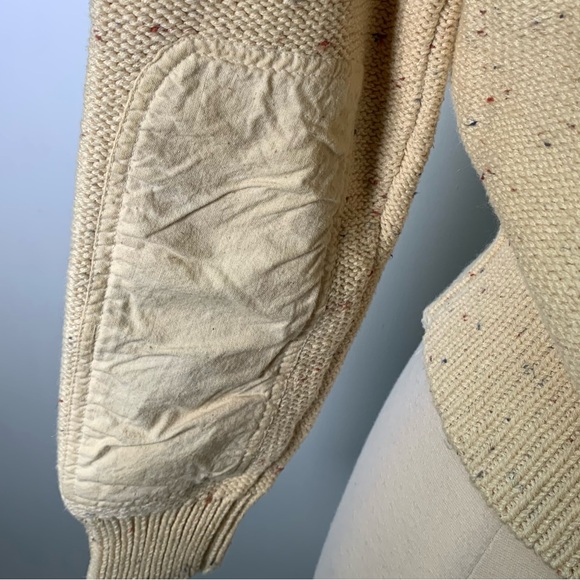 Vintage knitted zipper sweater 70s - Picture 11 of 16